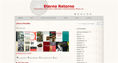 Desktop Screenshot of eternoretorno.com